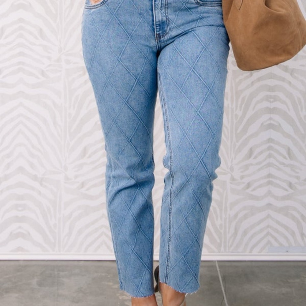 Kut from the Kloth Light Blue Cropped Jeans